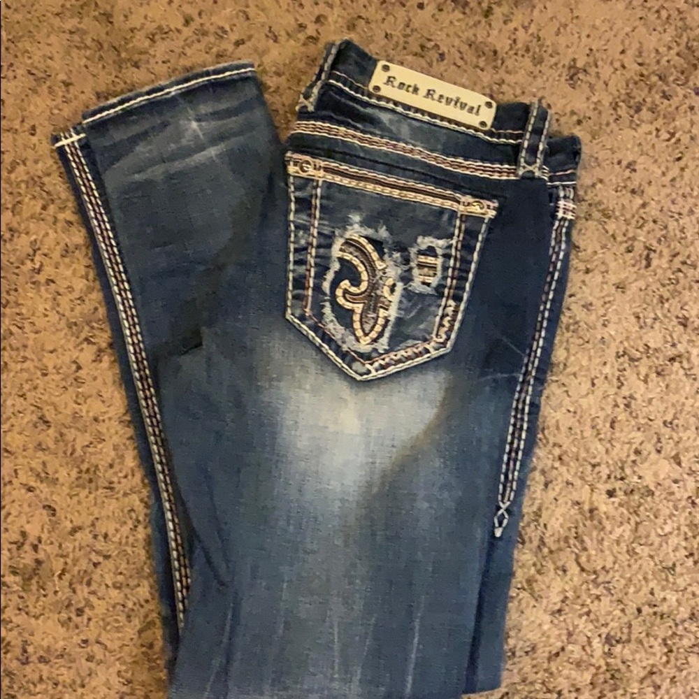 Rock revival skinny jeans